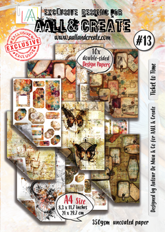 AALL and Create - A4 Design Paper - Ticket to Time-1