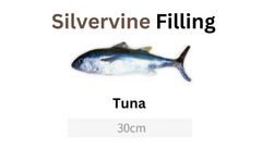 100% Silvervine/Catnip Filled Fish Cuddle Toy-10