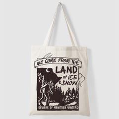 Land of Ice and Snow Tote Bag-1