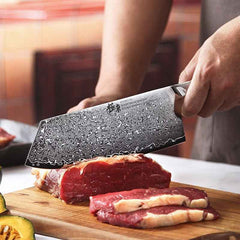 V-Gold 67-Layer Damascus Kitchen Knife – Stainless Steel Chef, Cleaver & Utility Knife-2