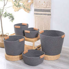 Storage Bucket To Organize Storage Dirty Clothes Basket-3