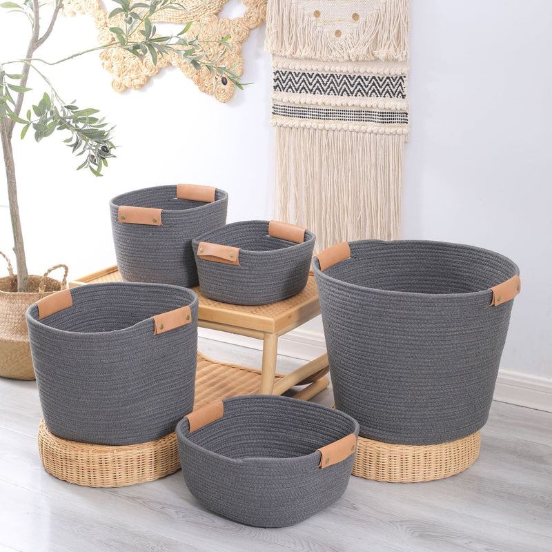 Storage Bucket To Organize Storage Dirty Clothes Basket-3
