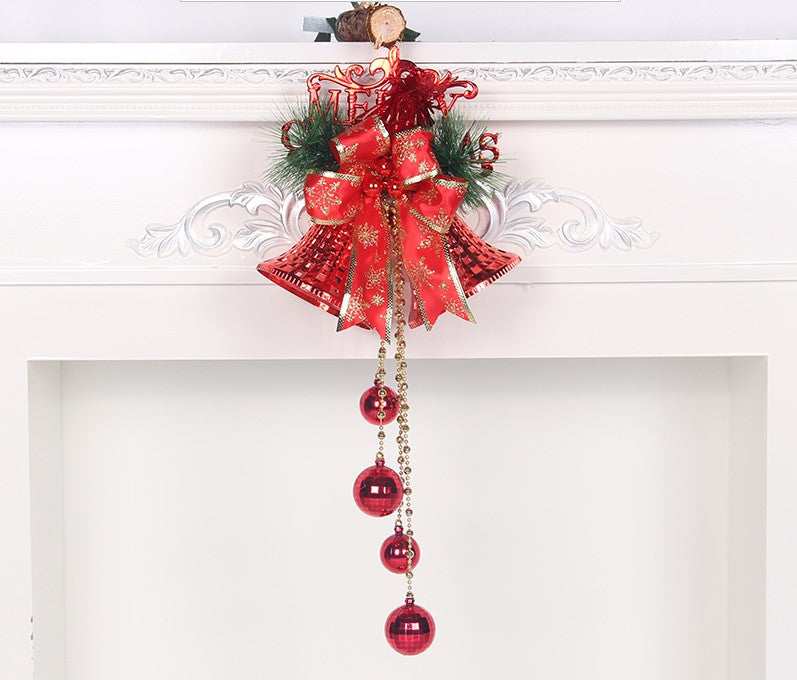 Christmas Bell Ornaments, Pearlescent Paper Tree Decorations-7