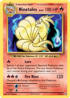 Ninetales - 15/108 (XY Evolutions) (Non-Holo) - Deck Exclusives-1