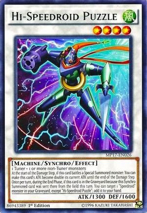 Hi-Speedroid Puzzle (MP17-EN026) - 2017 Mega-Tins Mega Pack 1st Edition