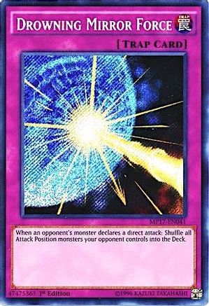 Drowning Mirror Force (MP17-EN041) - 2017 Mega-Tins Mega Pack 1st Edition-1