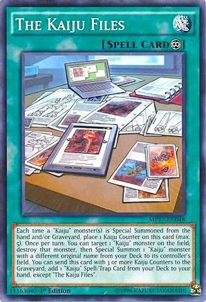 The Kaiju Files (MP17-EN048) - 2017 Mega-Tins Mega Pack 1st Edition-1