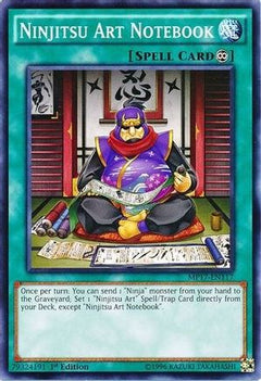 Ninjitsu Art Notebook (MP17-EN117) - 2017 Mega-Tins Mega Pack 1st Edition-1