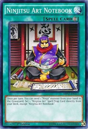 Ninjitsu Art Notebook (MP17-EN117) - 2017 Mega-Tins Mega Pack 1st Edition-1