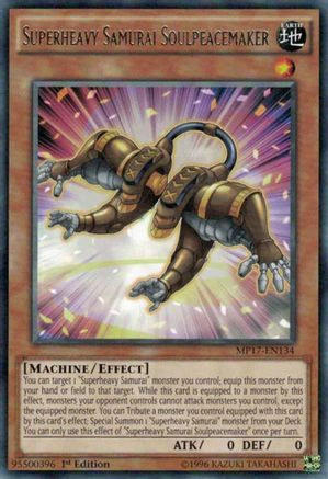 Superheavy Samurai Soulpeacemaker (MP17-EN134) - 2017 Mega-Tins Mega Pack 1st Edition-1