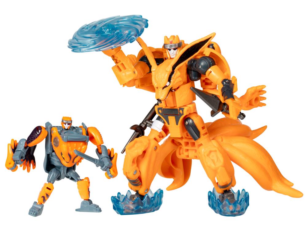 Transformers Collaborative Naruto: Shippuden x Transformers Kurama & Gamakichi Figure Set-3