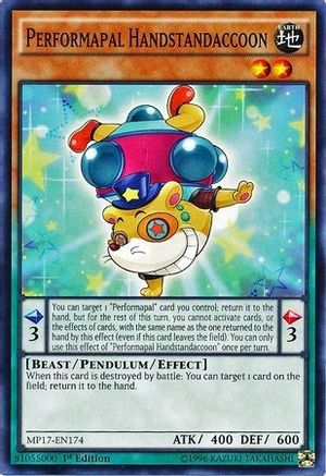 Performapal Handstandaccoon (MP17-EN174) - 2017 Mega-Tins Mega Pack 1st Edition-1