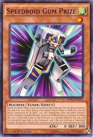 Speedroid Gum Prize (MP17-EN175) - 2017 Mega-Tins Mega Pack 1st Edition-1