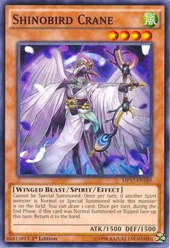Shinobird Crane (MP17-EN189) - 2017 Mega-Tins Mega Pack 1st Edition-1