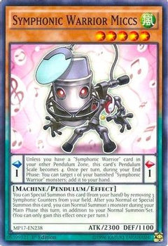 Symphonic Warrior Miccs (MP17-EN238) - 2017 Mega-Tins Mega Pack 1st Edition-1
