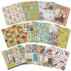Ciao Bella Hipster Paper Pad 6"x6" 24/Pkg-2