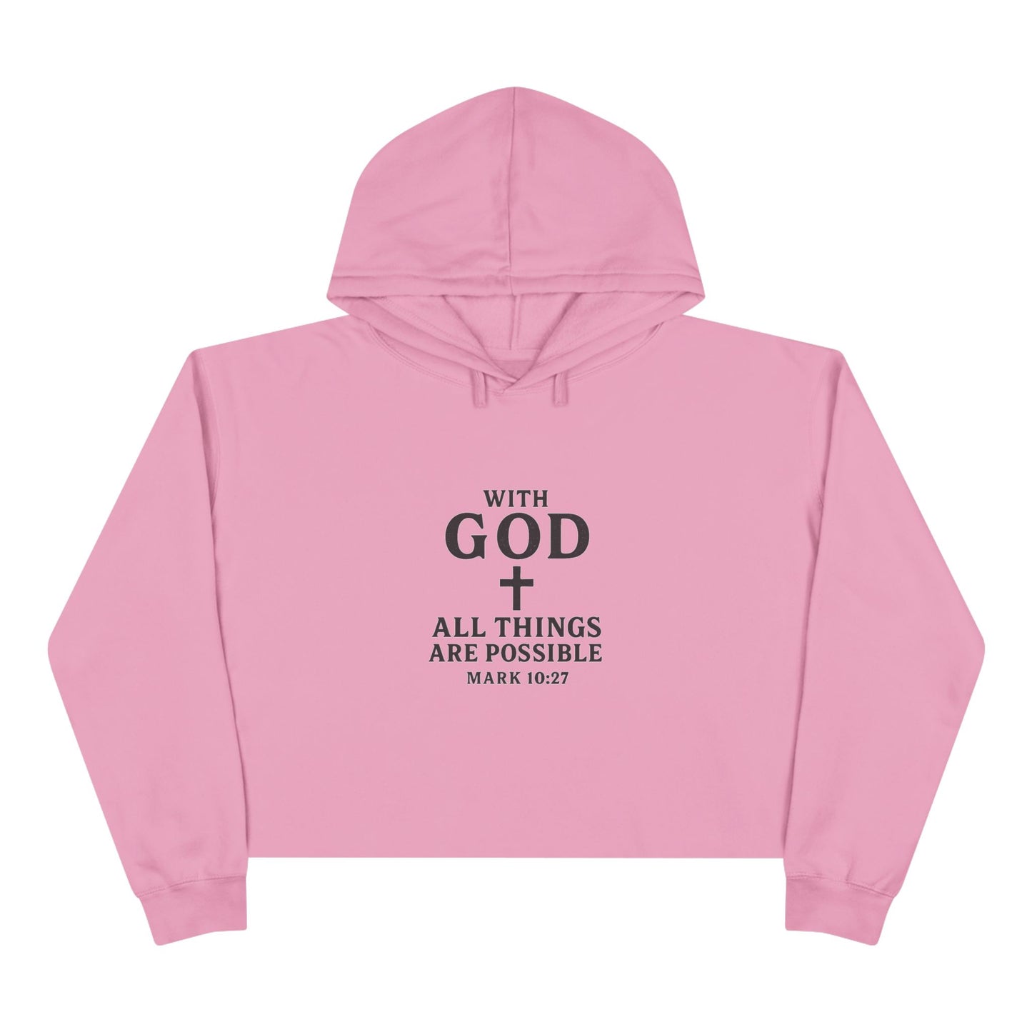Faith-Inspired Crop Hoodie
