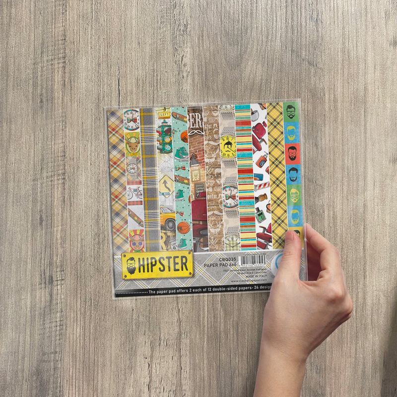 Ciao Bella Hipster Paper Pad 6"x6" 24/Pkg-4