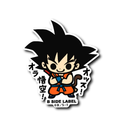 Dragon Ball - Goku Small Sticker (B-SIDE LABEL)-1
