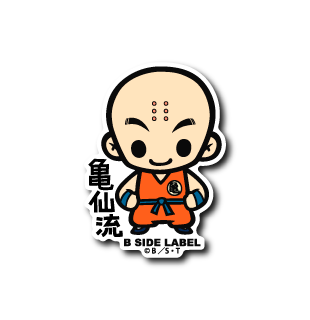 Dragon Ball - Krillin Small Sticker (B-SIDE LABEL)-1