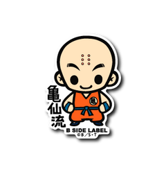 Dragon Ball - Krillin Small Sticker (B-SIDE LABEL)-1