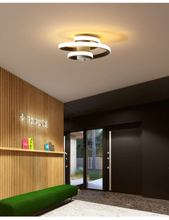 Simple and Modern Metal LED Ceiling Light-5