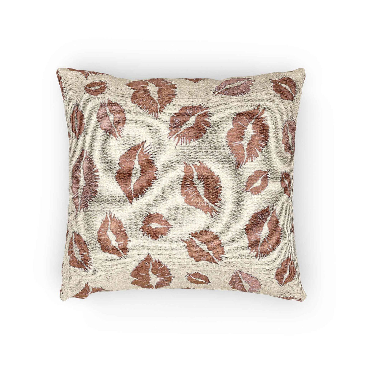 Kiss Pattern Woven Pillow | Decorative Throw Pillow for Home & Outdoor-6