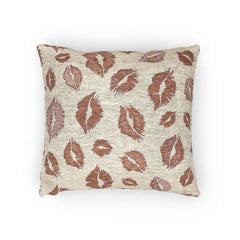 Kiss Pattern Woven Pillow | Decorative Throw Pillow for Home & Outdoor-6