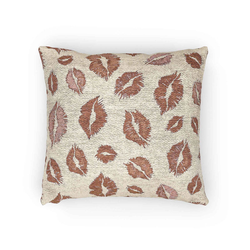 Kiss Pattern Woven Pillow | Decorative Throw Pillow for Home & Outdoor-6