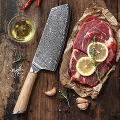 V-Gold 67-Layer Damascus Kitchen Knife – Stainless Steel Chef, Cleaver & Utility Knife-8