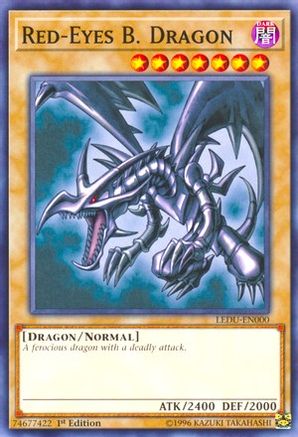 Red-Eyes B. Dragon (LEDU-EN000) - Legendary Duelists 1st Edition-1