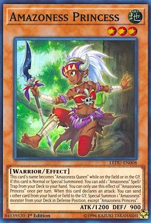 Amazoness Princess (LEDU-EN008) - Legendary Duelists 1st Edition
