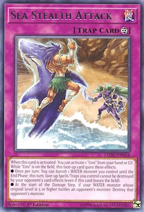 Sea Stealth Attack (LEDU-EN018) - Legendary Duelists 1st Edition-1