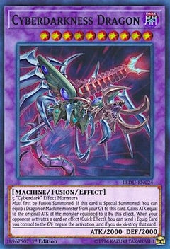 Cyberdarkness Dragon (LEDU-EN024) - Legendary Duelists 1st Edition-1