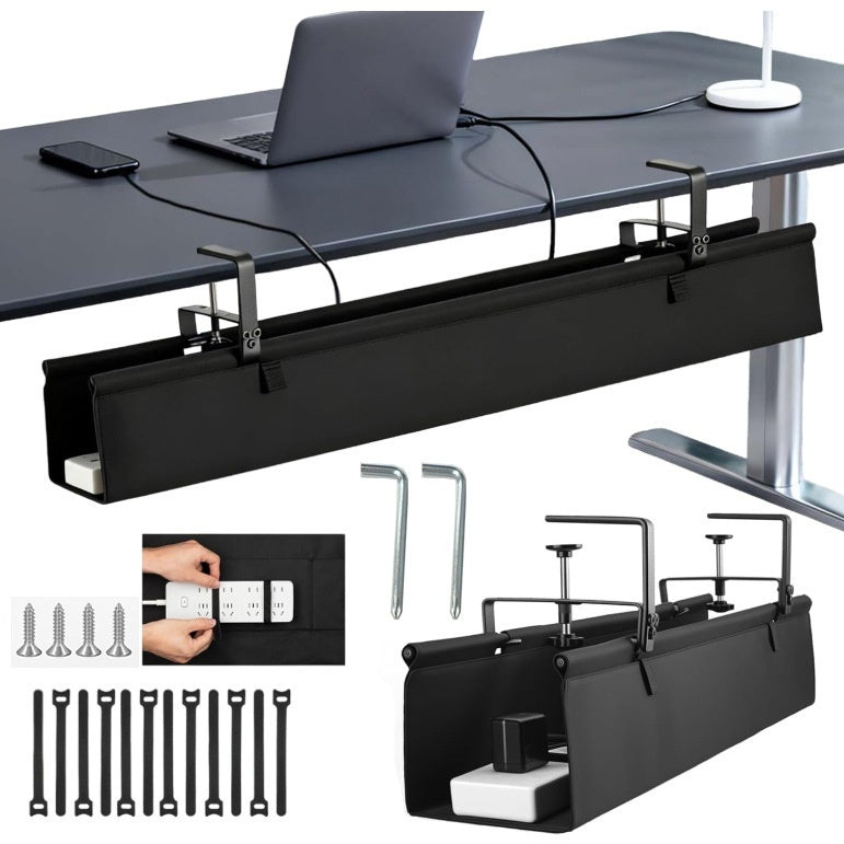 Desk Cable Organizer Desktop Storage Rack-2