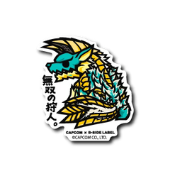 Capcom Monster Hunter - Thunderlord Zinogre Small Sticker (B-SIDE LABEL)-1