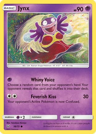 Jynx 38/73 - Shining Legends Reverse Holofoil-1