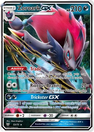 Zoroark GX 53/73 - Shining Legends Holofoil-1