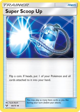 Super Scoop Up 66/73 - Shining Legends Reverse Holofoil-1