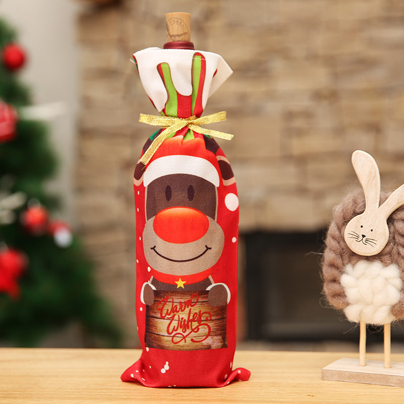 Christmas Decorations Christmas Wine Bottle Socks-69
