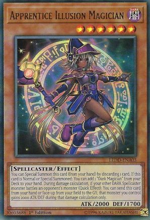 Apprentice Illusion Magician (LEDD-ENA03) - Legendary Dragon Decks 1st Edition-1