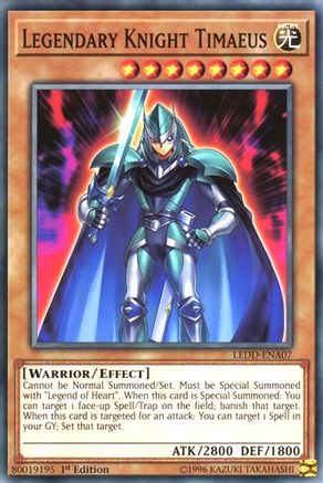 Legendary Knight Timaeus (LEDD-ENA07) - Legendary Dragon Decks 1st Edition-1