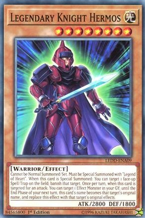 Legendary Knight Hermos (LEDD-ENA09) - Legendary Dragon Decks 1st Edition-1