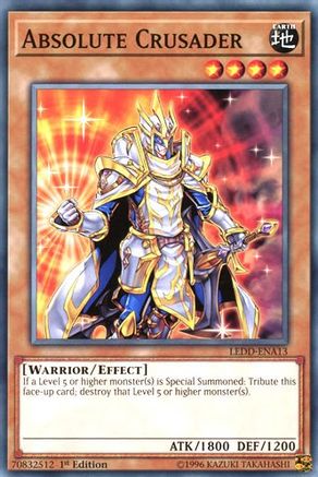 Absolute Crusader (LEDD-ENA13) - Legendary Dragon Decks 1st Edition-1