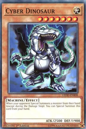 Cyber Dinosaur (LEDD-ENB08) - Legendary Dragon Decks 1st Edition