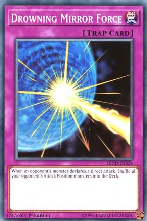 Drowning Mirror Force (LEDD-ENB24) - Legendary Dragon Decks 1st Edition-1