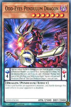 Odd-Eyes Pendulum Dragon (LEDD-ENC01) - Legendary Dragon Decks 1st Edition-1