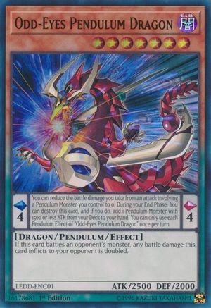 Odd-Eyes Pendulum Dragon (UR) (LEDD-ENC01) - Legendary Dragon Decks 1st Edition-1