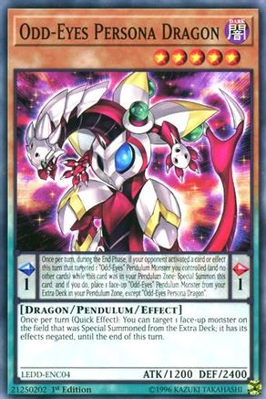 Odd-Eyes Persona Dragon (LEDD-ENC04) - Legendary Dragon Decks 1st Edition-1