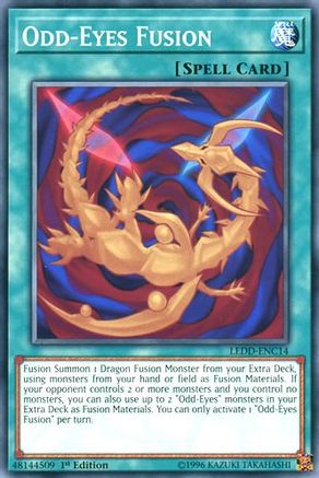 Odd-Eyes Fusion (LEDD-ENC14) - Legendary Dragon Decks 1st Edition-1